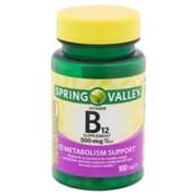 Picture of Spring Valley Vitamin B12 Tablets, 500 mcg, 100 Count