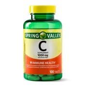 Picture of Spring Valley Vitamin C with Rose Hips Supplement Tablets, 1000mg, 100ct