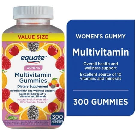 Picture of Equate Women's Health and Wellness Support Multivitamin Gummies, 300 Count