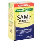 Picture of Spring Valley SAMe Enteric Coated Caplets Value Pack, 400 mg, 40 count