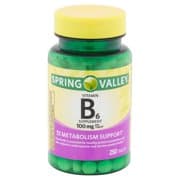 Picture of Spring Valley Vitamin B6 Supplement, 100 mg, 250 Count