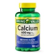 Picture of Spring Valley Calcium Tablets, 600 mg, 100 Ct