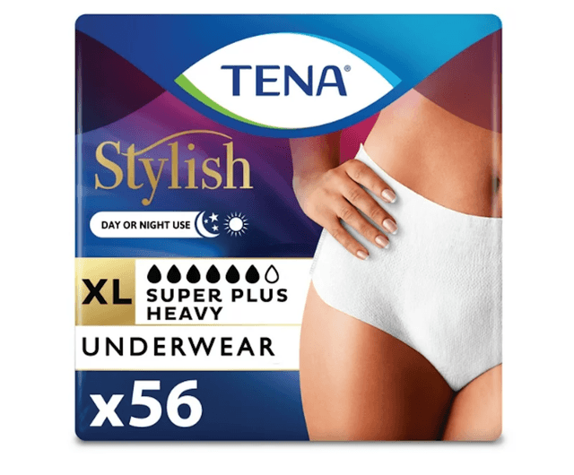 Picture of Tena Women's Incontinence Underwear, Super Plus Heavy Absorbency, XL, 56ct