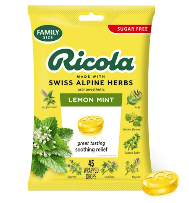 Picture of Ricola Sugar Free Lemon Mint