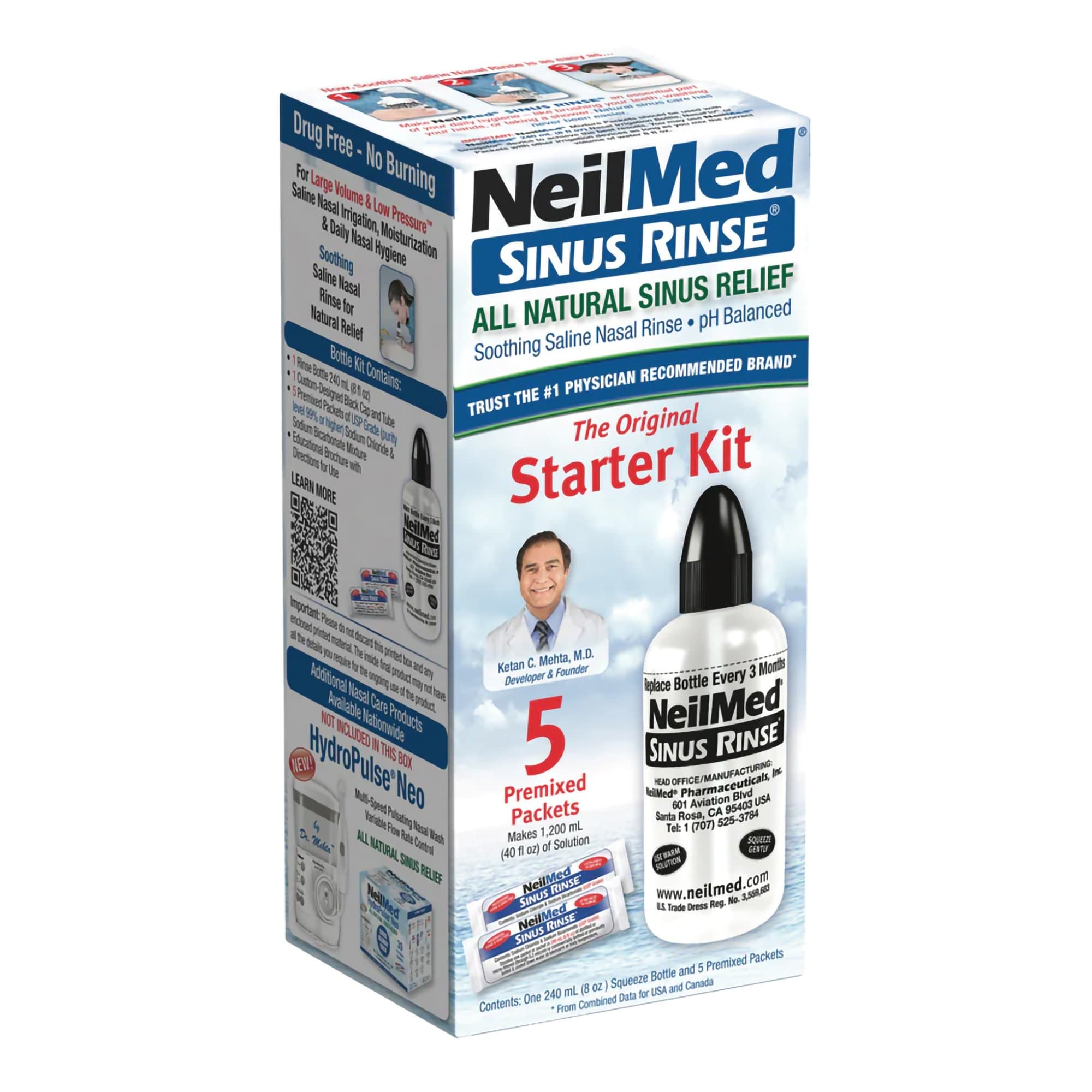 Picture of Neilmed Sinus RinseTM Saline Nasal Rinse Kit