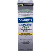 Picture of Salonpas Maximum Strength Lidocaine Plus Pain Relieving Cream, 3oz
