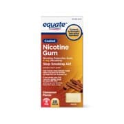 Picture of Equate Coated Nicotine Gum, Cinnamon Flavor, 4 mg, 20 count