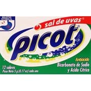 Picture of Sal De Uvas Picot an Effervescent Antacid Powder Solution for Heartburn Symptoms, 12 Count