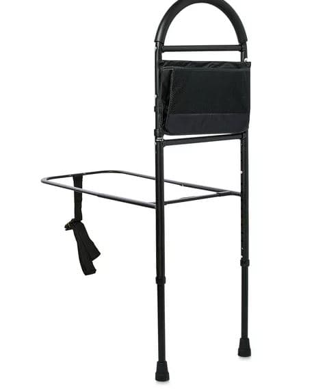 Picture of Equate Adult Bed Rails for Elderly Assistance, Bed Safety Rails for Seniors, Black, Steel