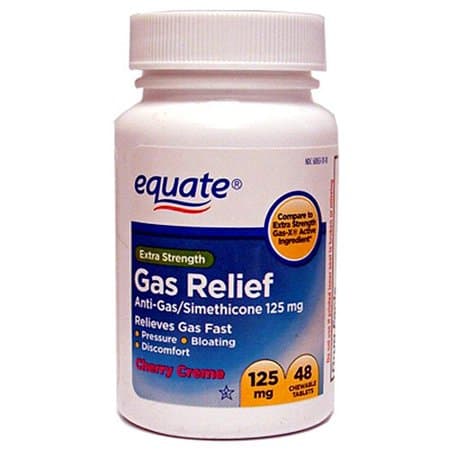 Picture of Equate Extra Strength Gas Relief Chewable Tablets, Cherry Creme, 48 Count