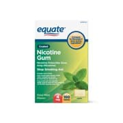 Picture of Equate Coated Nicotine Gum, Cool Mint, 4 mg, 100 Count