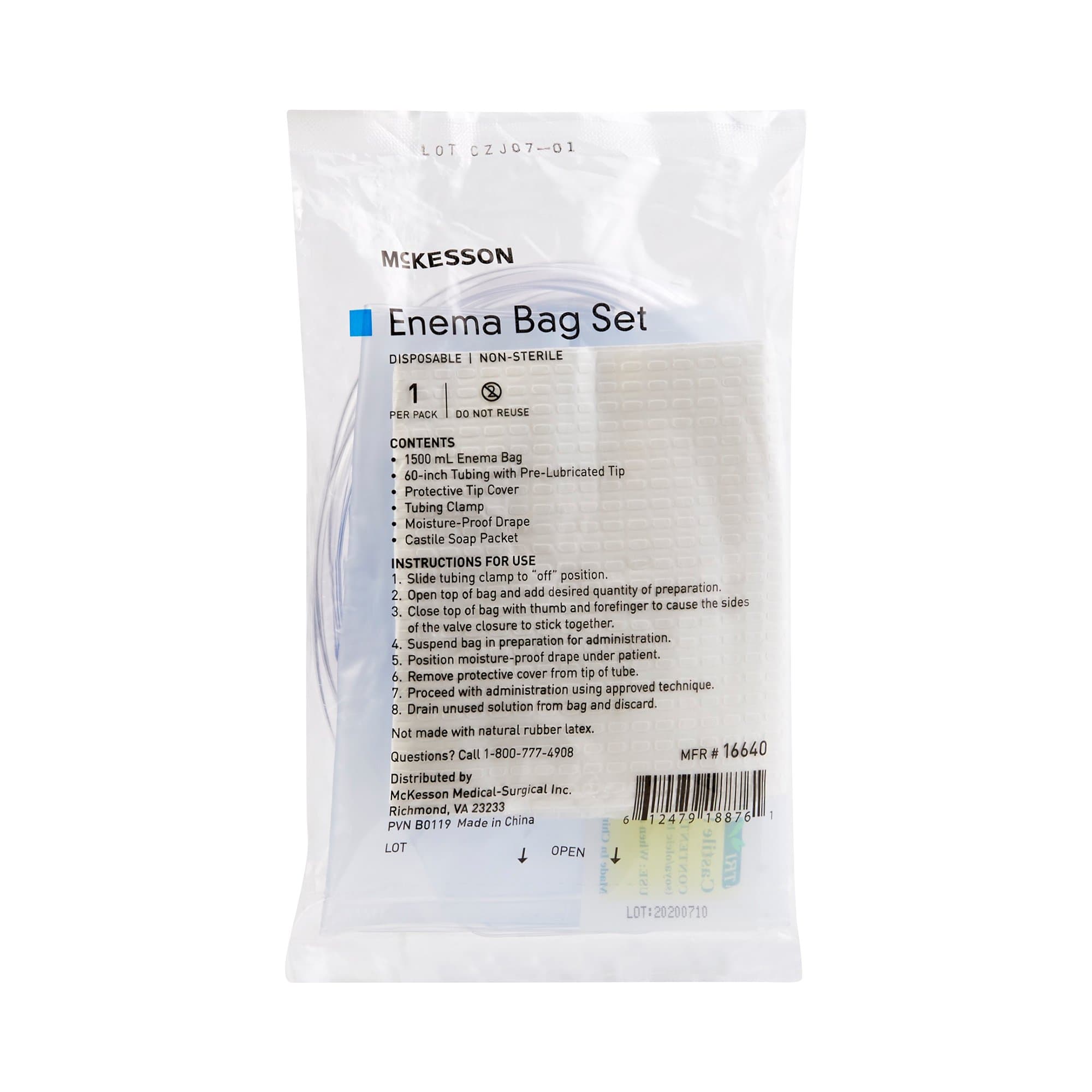 Picture of McKesson Enema Bag Set