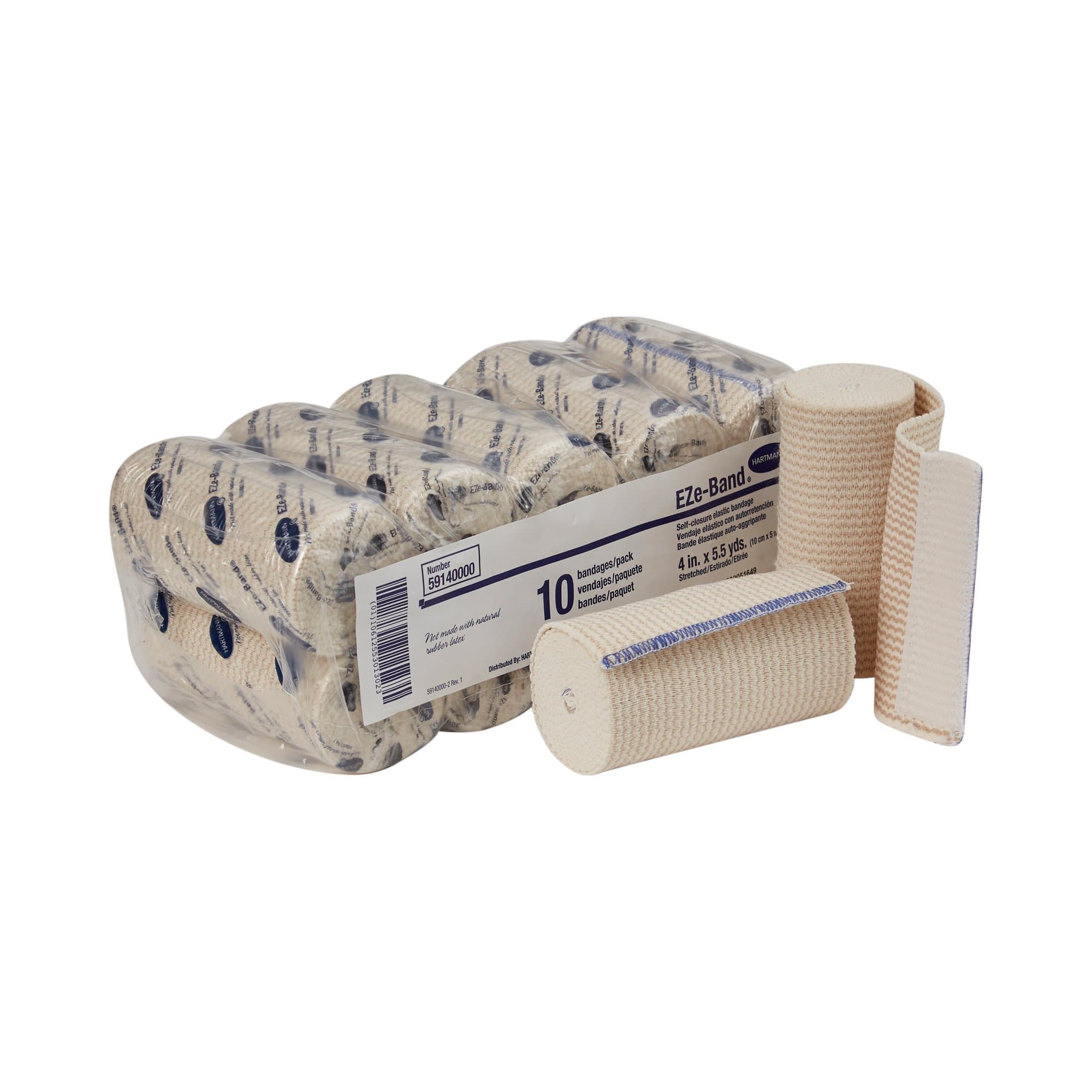 Picture of EZe-Band LF Double Hook and Loop Closure Elastic Bandage, 4 Inch x 5-1/2 Yard