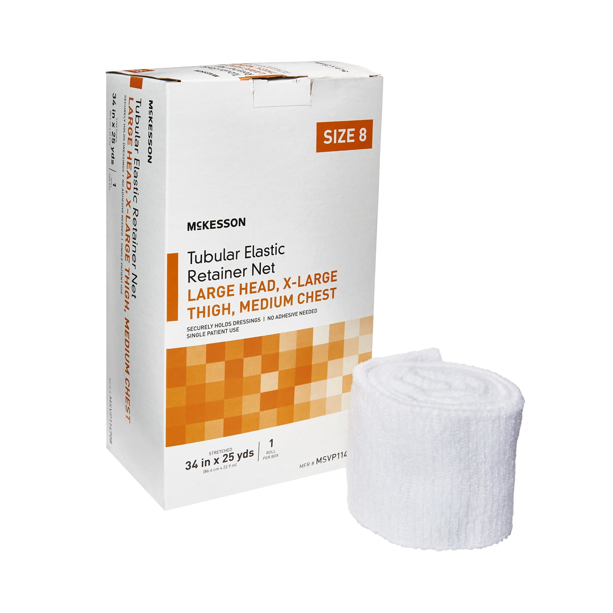 Picture of McKesson Tubular Bandage, Size 8, 25 Yard