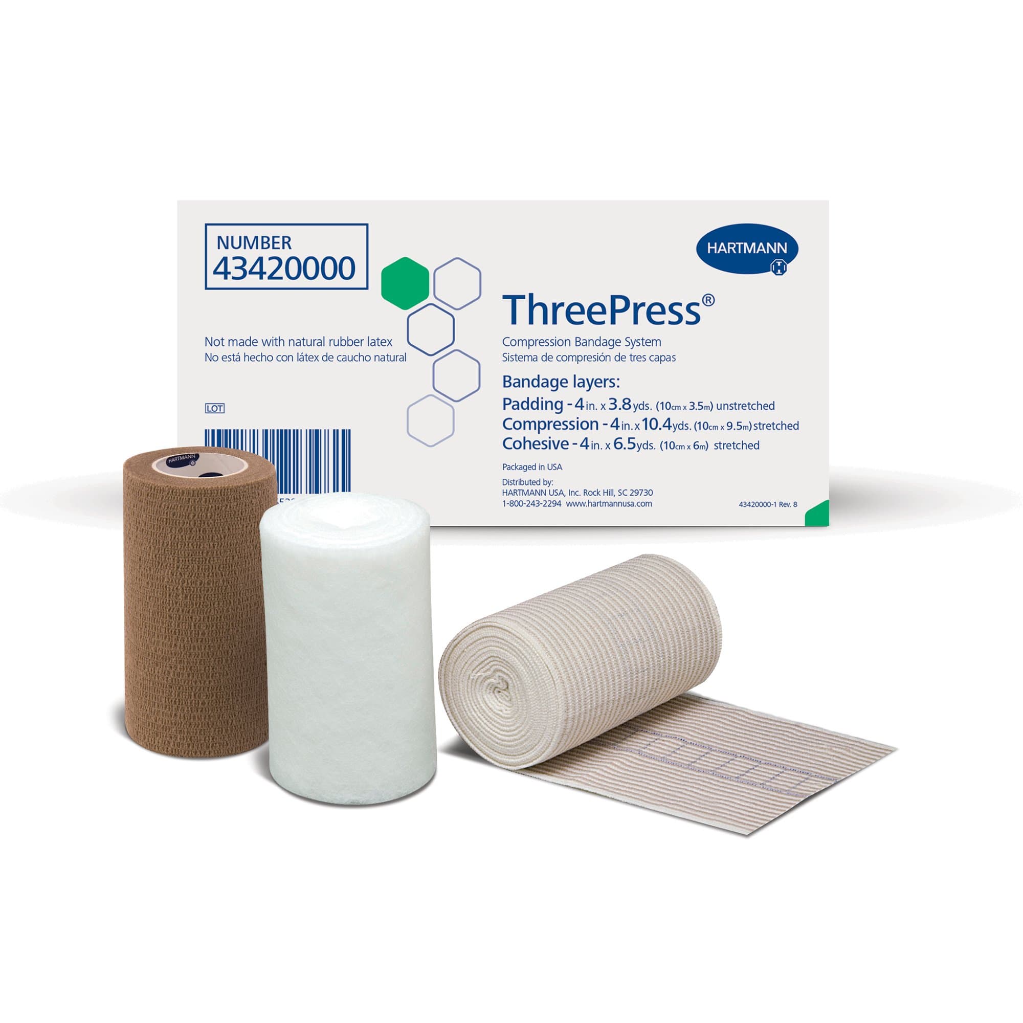 Picture of ThreePress Self-adherent Closure 3 Layer Compression Bandage System