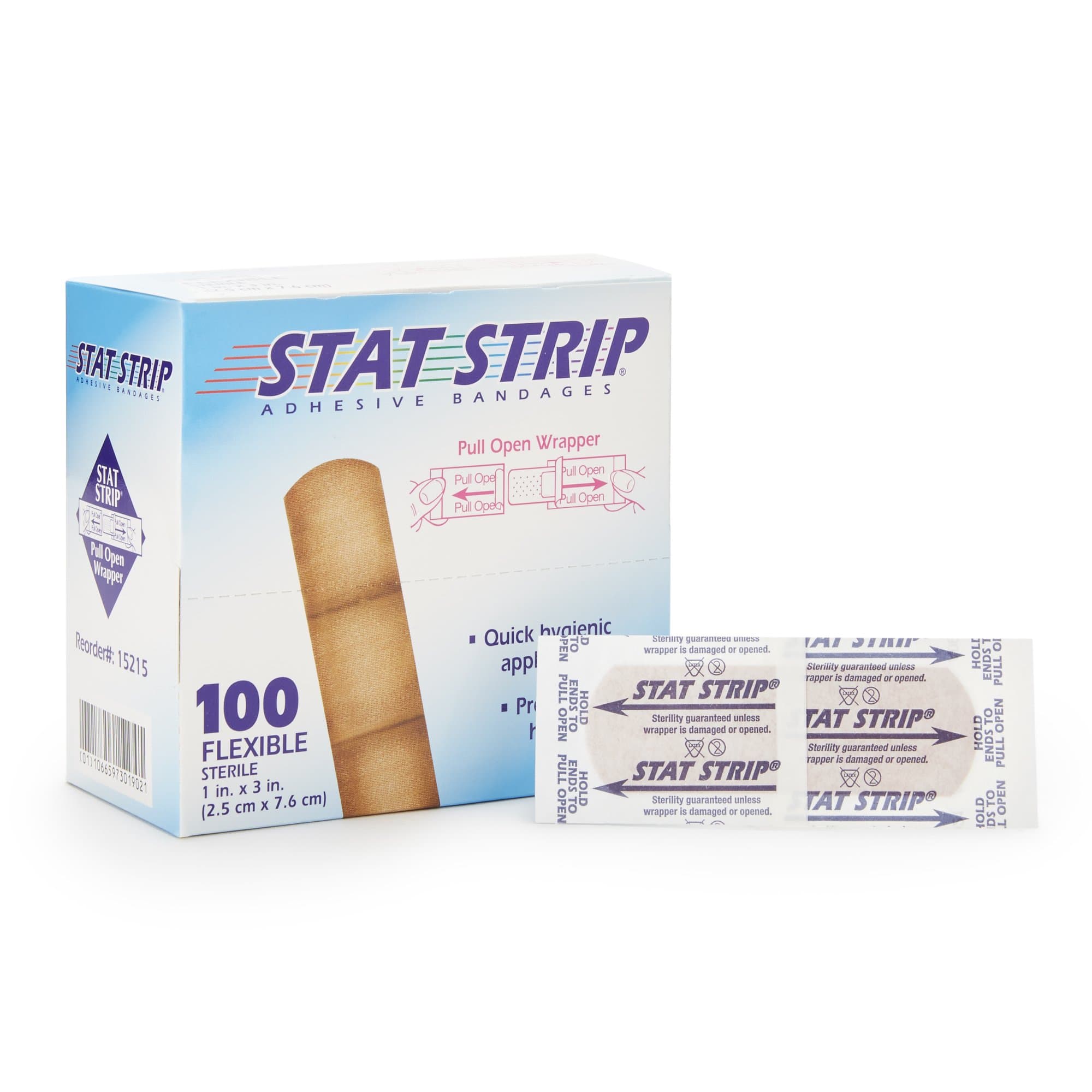 Picture of Stat Strip Adhesive Strip, 1 x 3 Inch