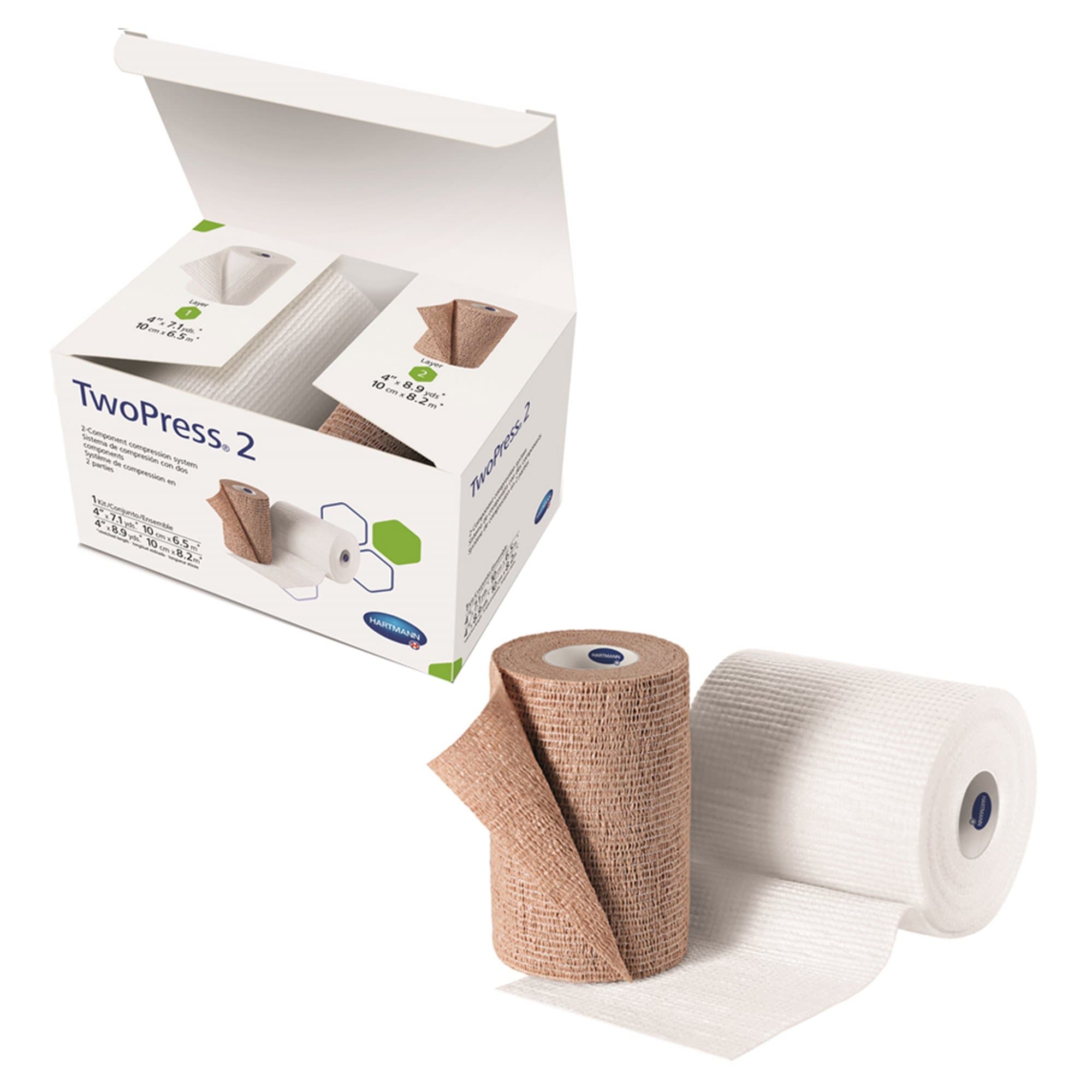 Picture of TwoPress 2 Self-adherent Closure Two-Layer Compression Bandage System