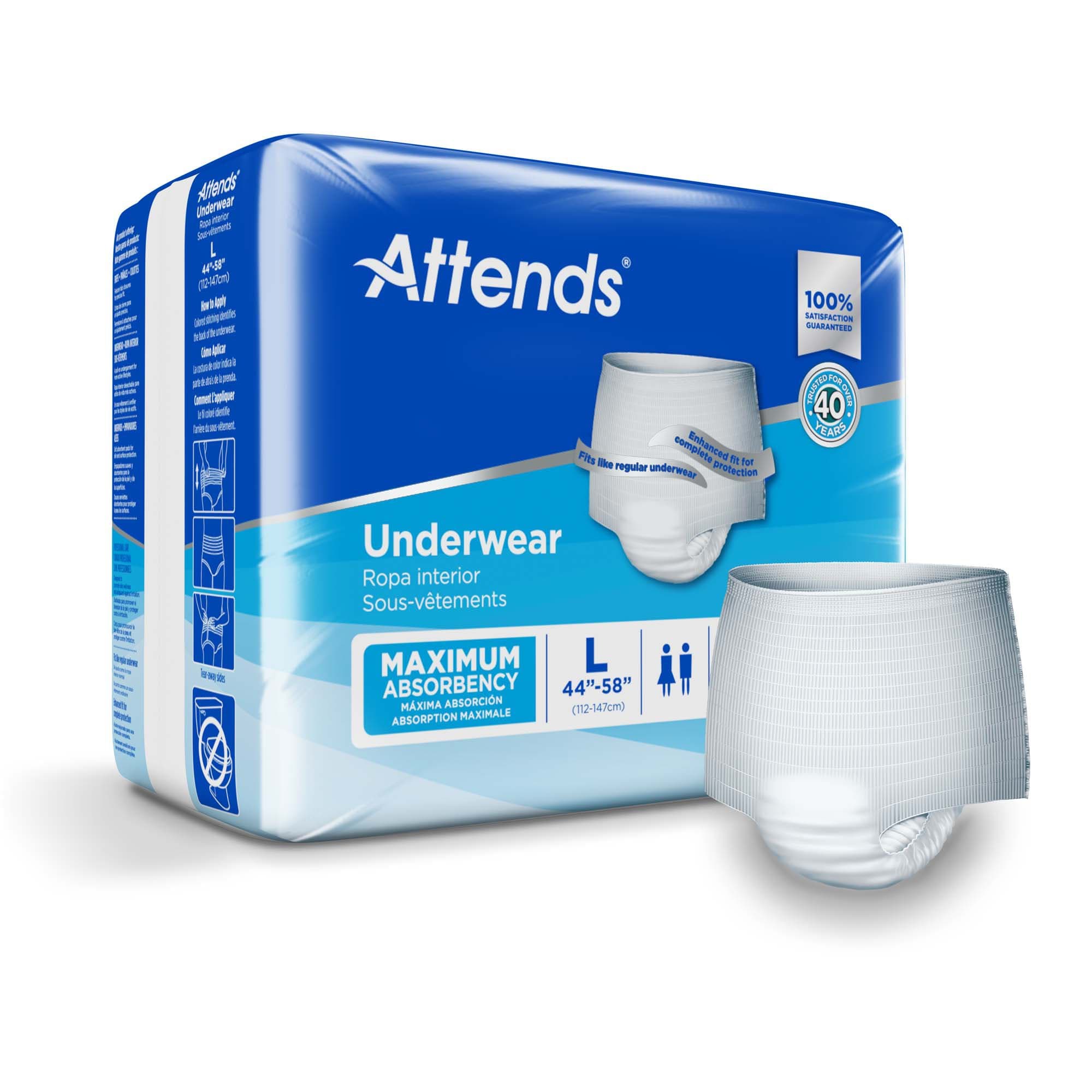 Picture of Attends Extra Absorbency Underwear, Large