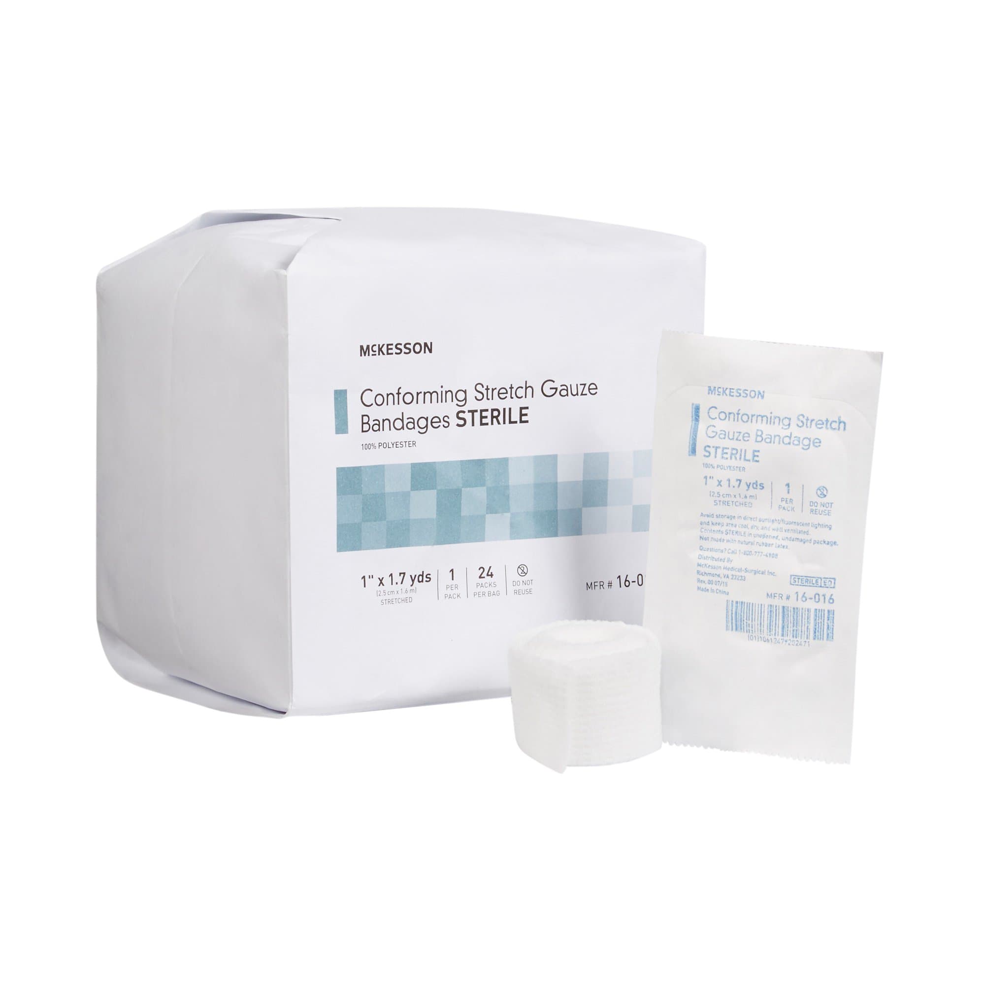 Picture of McKesson Sterile Conforming Bandage, 1 Inch x 1-7/10 Yard