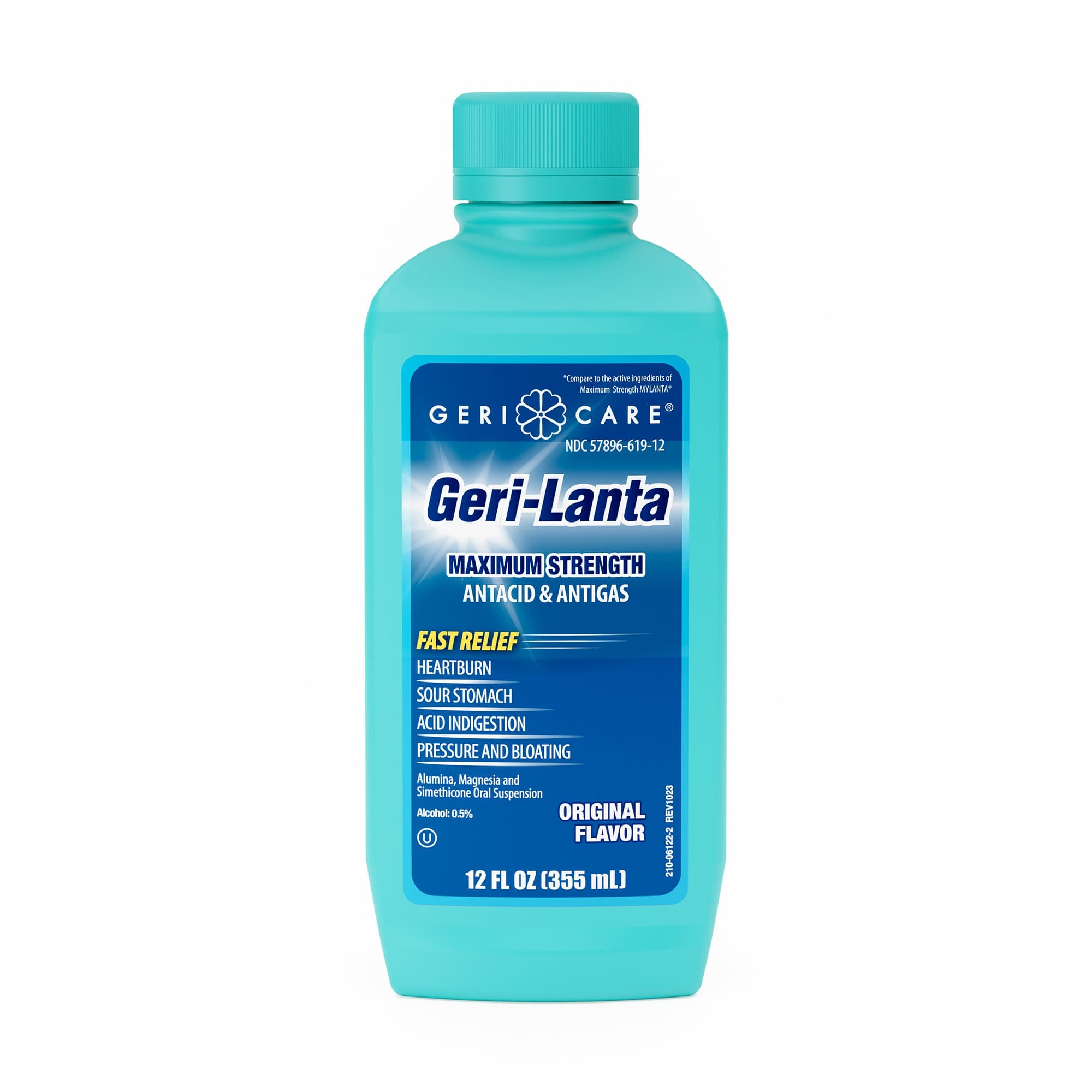 Picture of Geri-Care Maximum Strength Antacid Oral Suspension, 12-ounce bottle