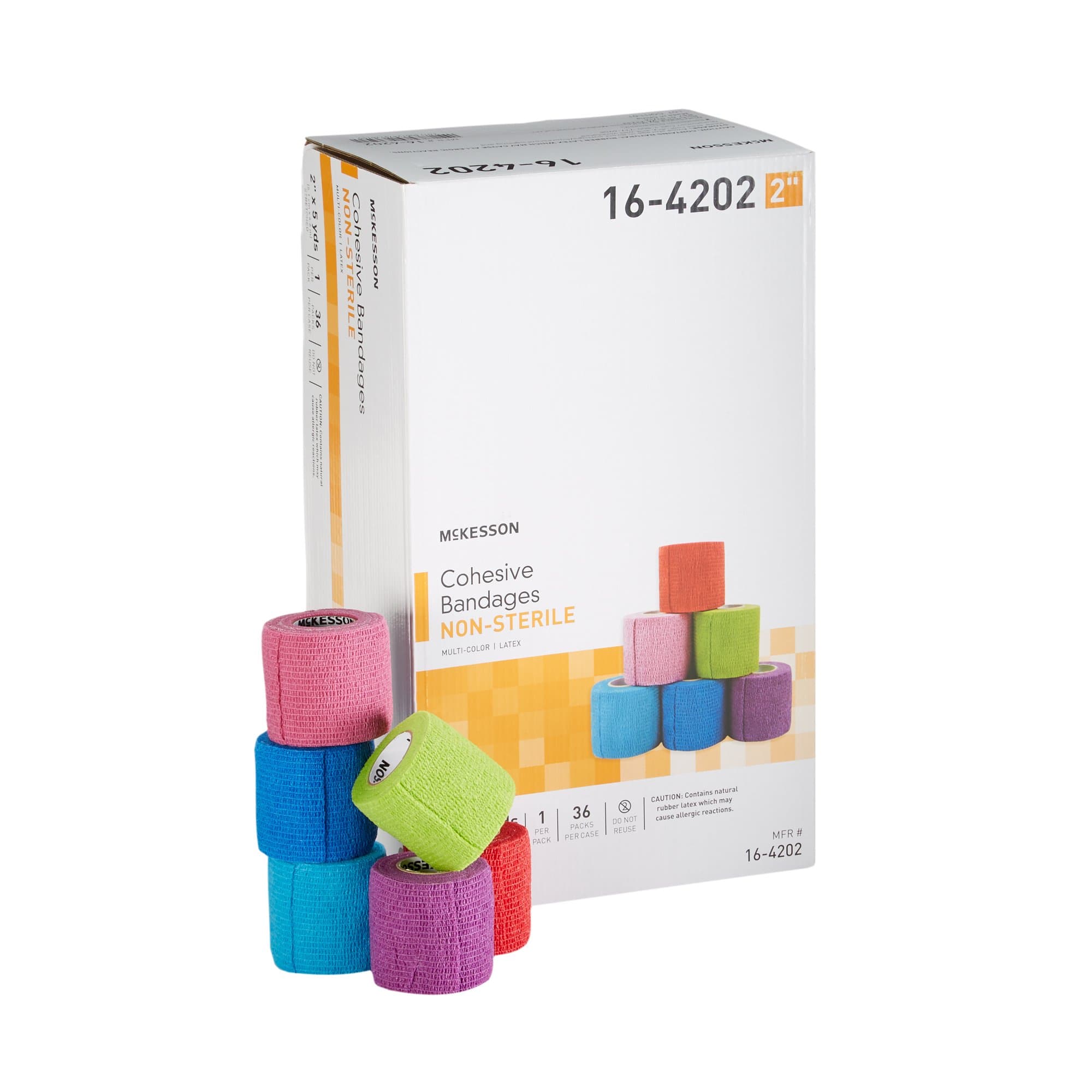 Picture of (One) McKesson Self-adherent Closure Cohesive Bandage, 2 Inch x 5 Yard