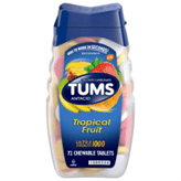 Picture of Tums Antacid Ultra Strength 1000 Chewable Tablets Tropical Fruit - 72 CT