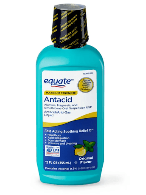 Picture of Equate Maximum Strength Antacid and Anti-Gas Liquid, Original, 12fl oz