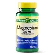 Picture of Spring Valley Magnesium Bone and Muscle Health Dietary Supplement Tablets, 250mg, 100ct