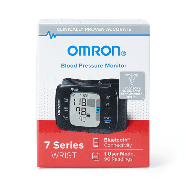 Picture of Omron 7 Wireless Wrist Blood Pressure Monitor, 1 each