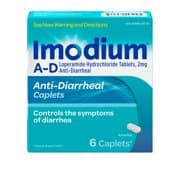 Picture of Imodium A-D Diarrhea Relief Caplets, 6 count, 2 mg