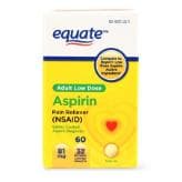 Picture of Equate Low Dose Aspirin, 81 mg, 60 Ct