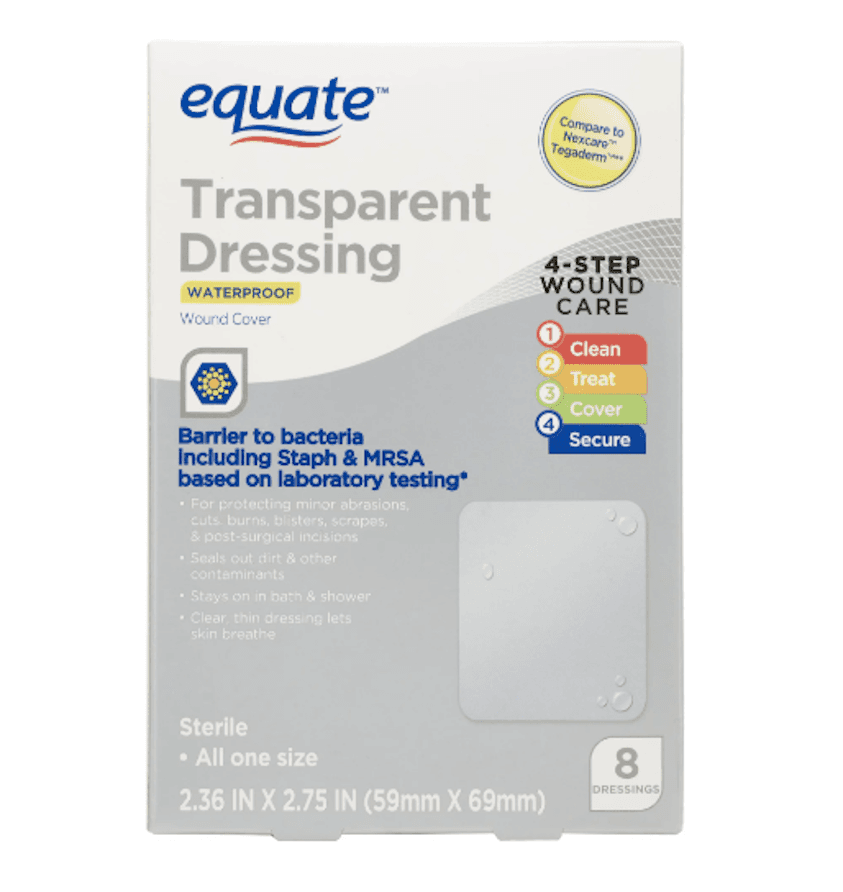Picture of Equate Transparent Dressing, Waterproof, 8ct