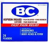 Picture of BC Aspirin Pain Reliever Headaches & Body Aches Powders - 24 CT