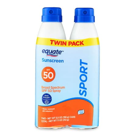 Picture of Equate Sport, Broad Spectrum Sunscreen Spray, SPF 50, 5.5fl oz