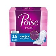Picture of Poise Women's Moderate Absorbency Pads, Long Length, 16 Ct