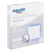 Picture of Equate Ultra Absorbent Wound Dressing, 10 count