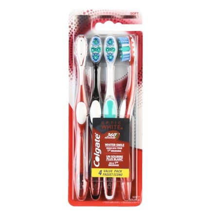 Picture of Colgate Max Toothbrush 360 Advanced Optic White 4 Pack