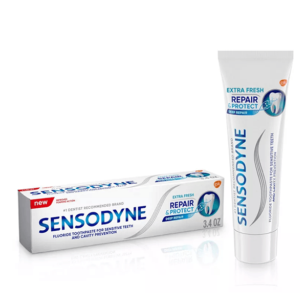 Picture of Sensodyne Repair and Protect Extra Fresh Toothpaste, Sensitive Toothpaste for Sensitive Teeth, 3.4 o