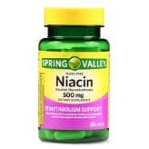 Picture of Spring Valley Niacin Capsules, 500 mg, 60 Ct