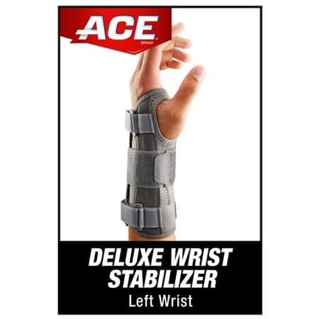 Picture of ACE Carpal Tunnel Wrist Stabilizer, One Size Fits Most, Gray