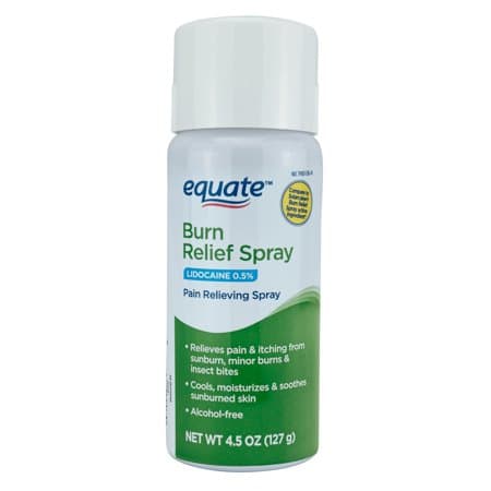 Picture of Equate Burn Relief Lidocain 0.5% Spray, 4.5oz