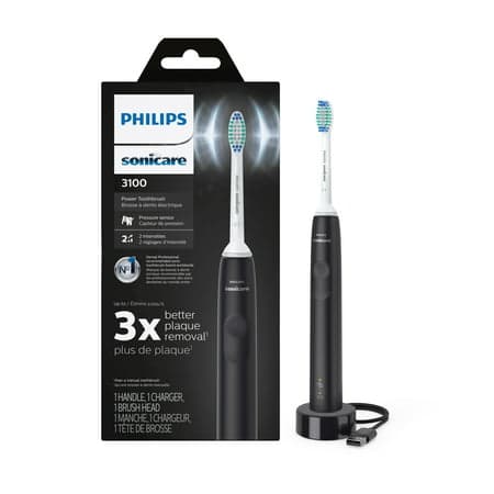 Picture of Philips Sonicare 3100 Rechargeable Electric Toothbrush, Black HX3681/04