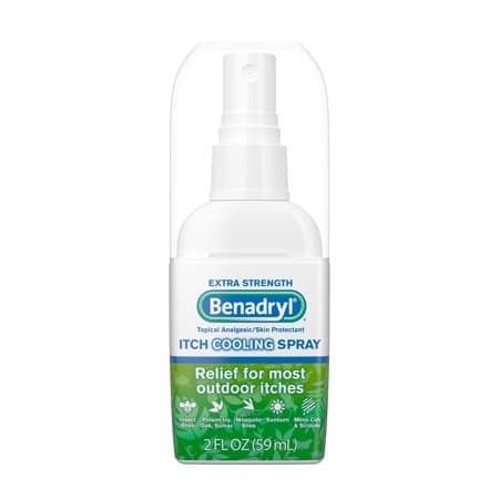Picture of Benadryl Extra Strength Anti-Itch Cooling Spray, Travel Size, 2 fl. oz