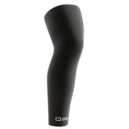 Picture of Copper Compression PRO+ Performance Leg Sleeve L-XL: Targeted Compression for Pain Relief from Shin Splints and Sore Muscles and Peak Performance for Running, Basketball, Football. Fits men and women.