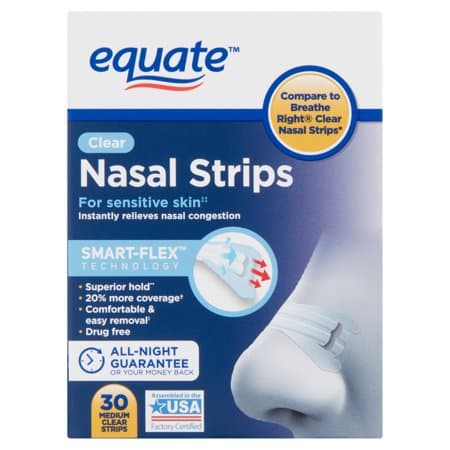 Picture of Equate Nasal Strips for Sensitive Skin, 30ct