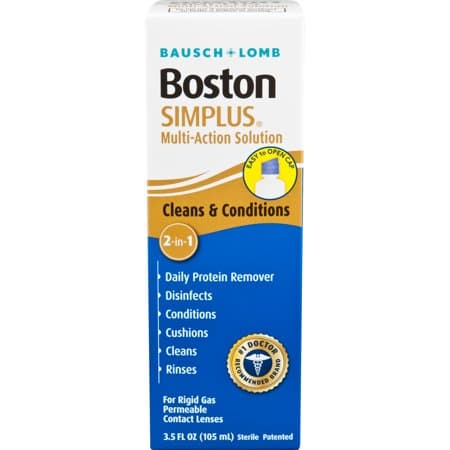 Picture of Bausch + Lomb Multi-Action Solution, 2-in-1, Cleans & Conditions