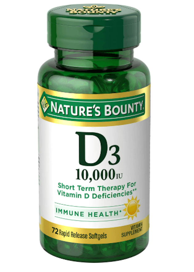 Picture of Nature's Bounty Vitamin D3 Immune Health Supplement Softgels, 250mcg, 72ct