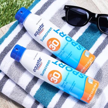 Picture of Equate Sport Broad Spectrum Sunscreen Twin Pack, SPF 30, 5.5 oz