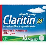 Picture of Claritin 24 Hour Non-Drowsy Allergy Relief Tablets, 10 mg, 10 Ct
