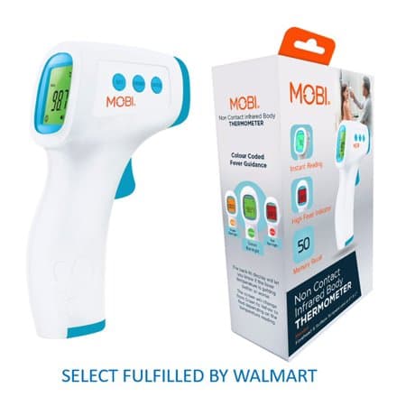 Picture of MOBI Non-Contact Forehead Thermometer with Fever Indicators and Object Mode - Fever Thermometer, Cold & Flu Thermometer